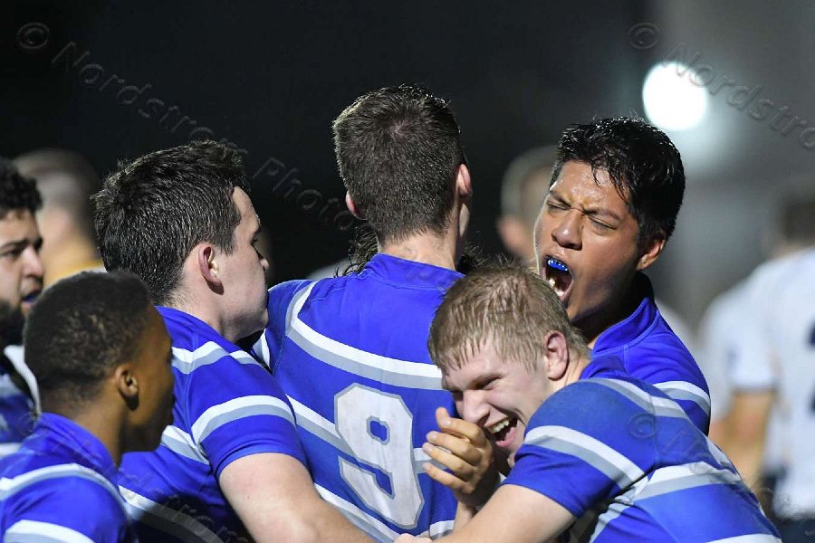 Wheaton Men\'s Rugby vs Mass Maritime.  Photo by Keith Nordstrom
